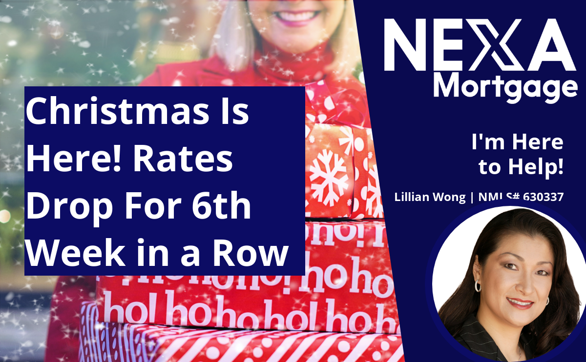 December Mortgage Rates Drop for Sixth Week in a Row