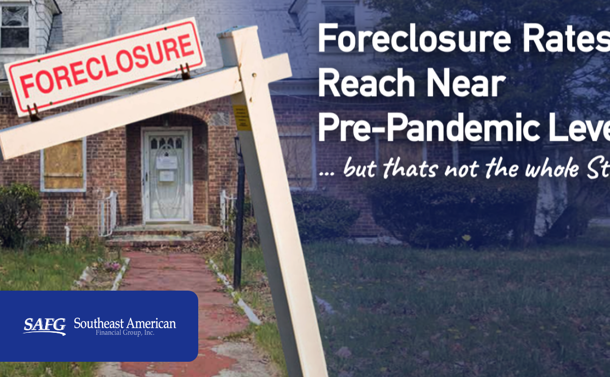 Foreclosure rates near pre-pandemic levels