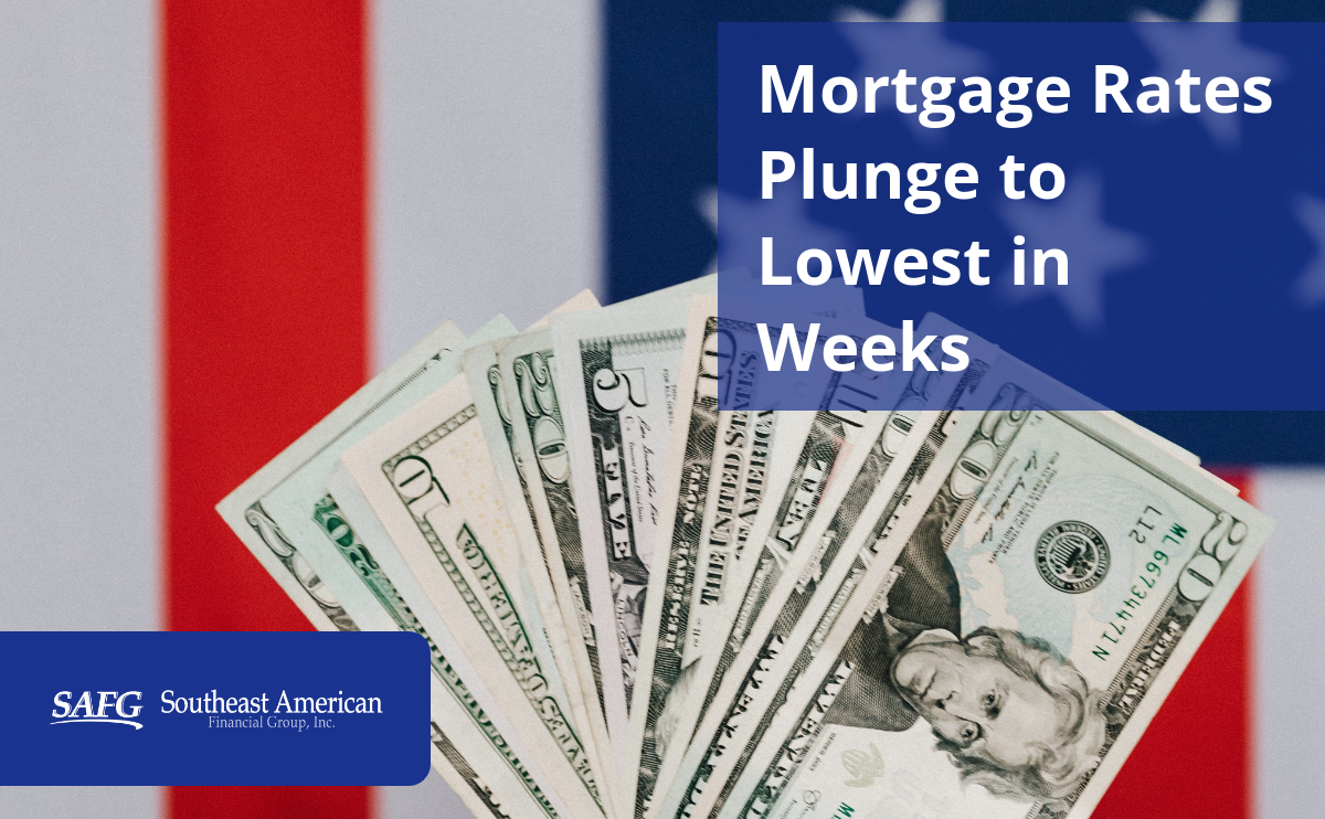 Mortgage Rates Plunge to Lowest in Weeks as Inflation Growth Cools