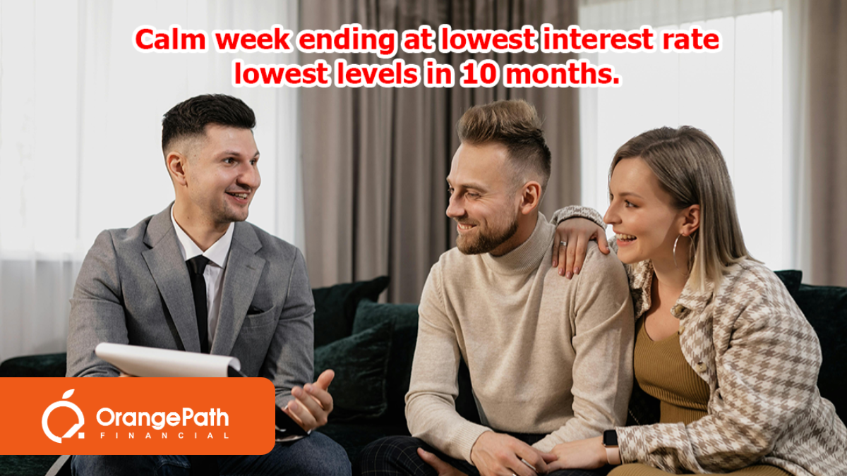 Mortgage rates just wrapped one of the calmest weeks we’ve seen in nearly a year—finishing at their lowest levels in 10 months.