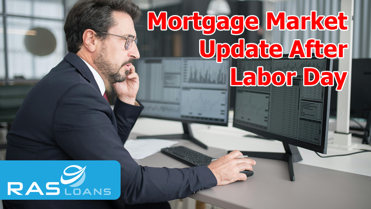 Mortgage rates remain near 10-month lows after a volatile post-Labor Day open. Early weakness in bonds eased thanks to softer U.S. manufacturing data, but Friday’s jobs report looms.
