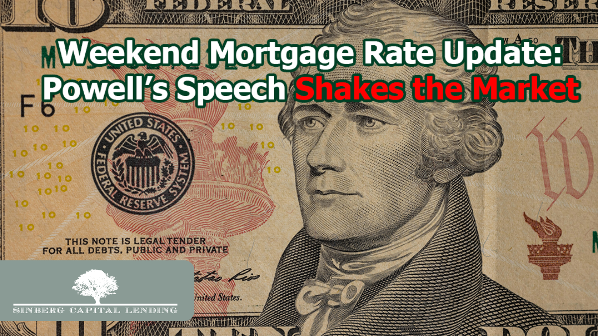 Mortgage rates dropped to the lowest level of 2025 after Fed Chair Powell signaled a possible rate cut. Here’s what it means for homebuyers and refinancers heading into next week.