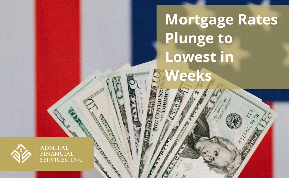 Mortgage Rates Plunge to Lowest in Weeks as Inflation Growth Cools