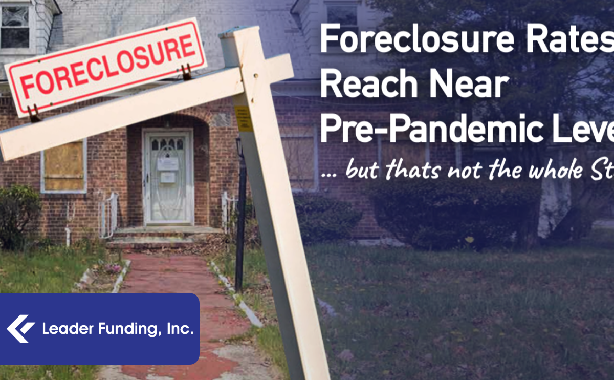 Foreclosure rates near pre-pandemic levels