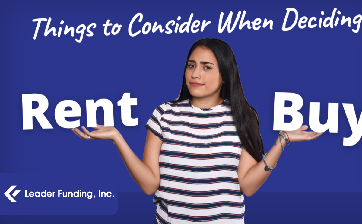 Things to Consider When Deciding to Rent or Buy Your First Home