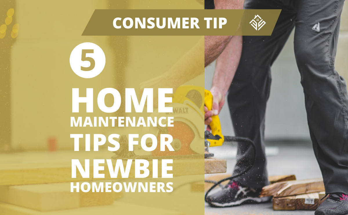 Home Maintenance Tips for Newbie Homeowners