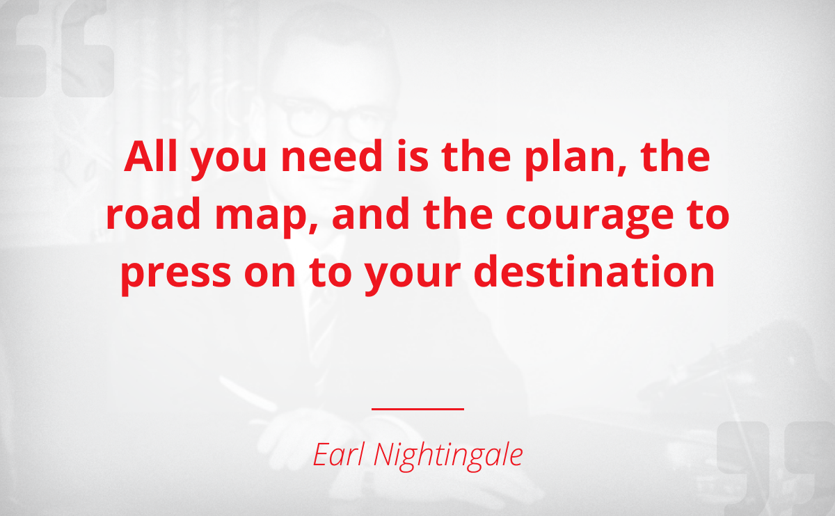 Create a plan then work the plan.